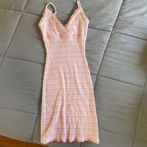 tiger mist lace bodycon dress